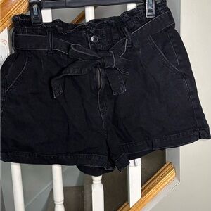 American Eagle Outfitters High Waist Black Shorts